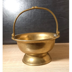 Messing Schale mit Henkel von GILDE