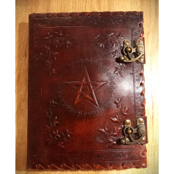 Grimorio/Buch der Schatten / Hexenbuch mit Pentagramm