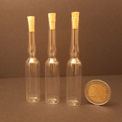 Mini Spell Jar (Glaszauber) Glasampullen mit Kork Set 9 Stück