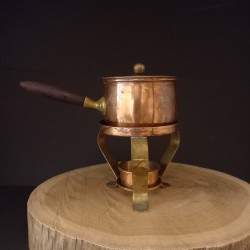 Kupfer-Räucherstövchen „Tagus“ Portugal R.78 Magischer Vintage-Mini-Hexenkessel